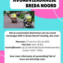 Scootmobielen welkom bij 5 km route
