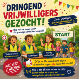 DRINGEND, vrijwilligers gezocht