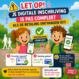Digitaal inschrijven compleet maken