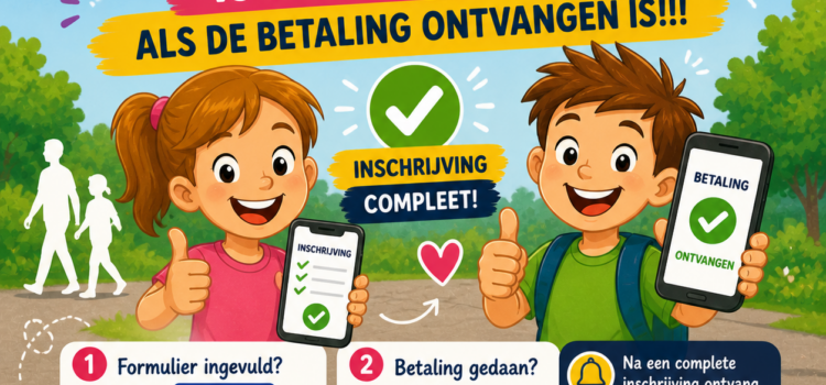 Digitaal inschrijven compleet maken